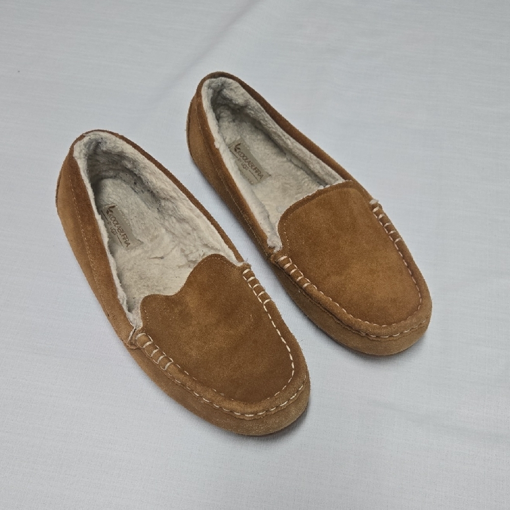 Koolaburra Women's Tan Suede Slippers